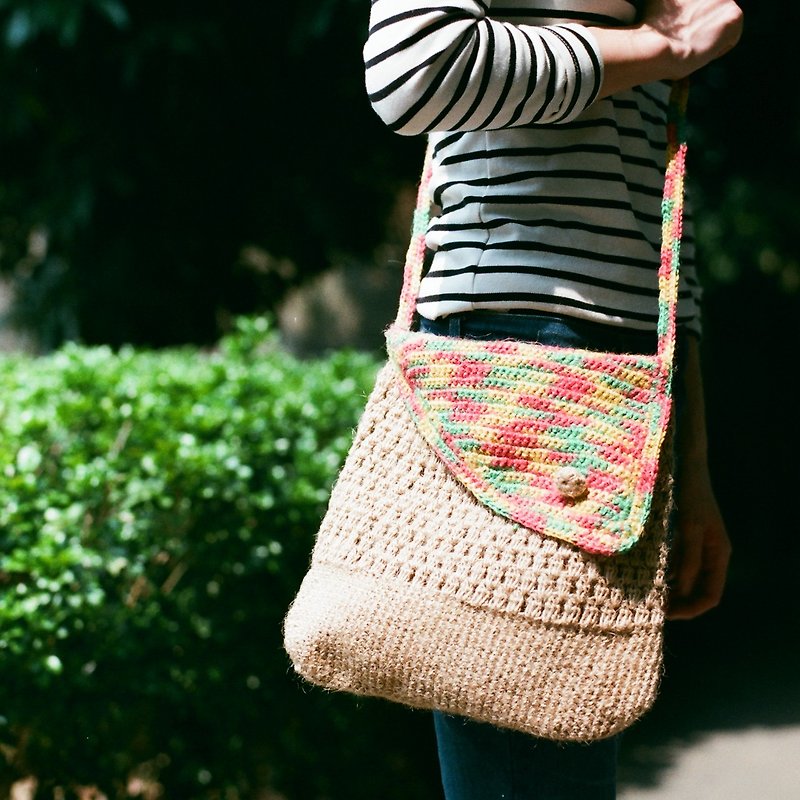 Rainbow Cake shoulder bag - Messenger Bags & Sling Bags - Paper 