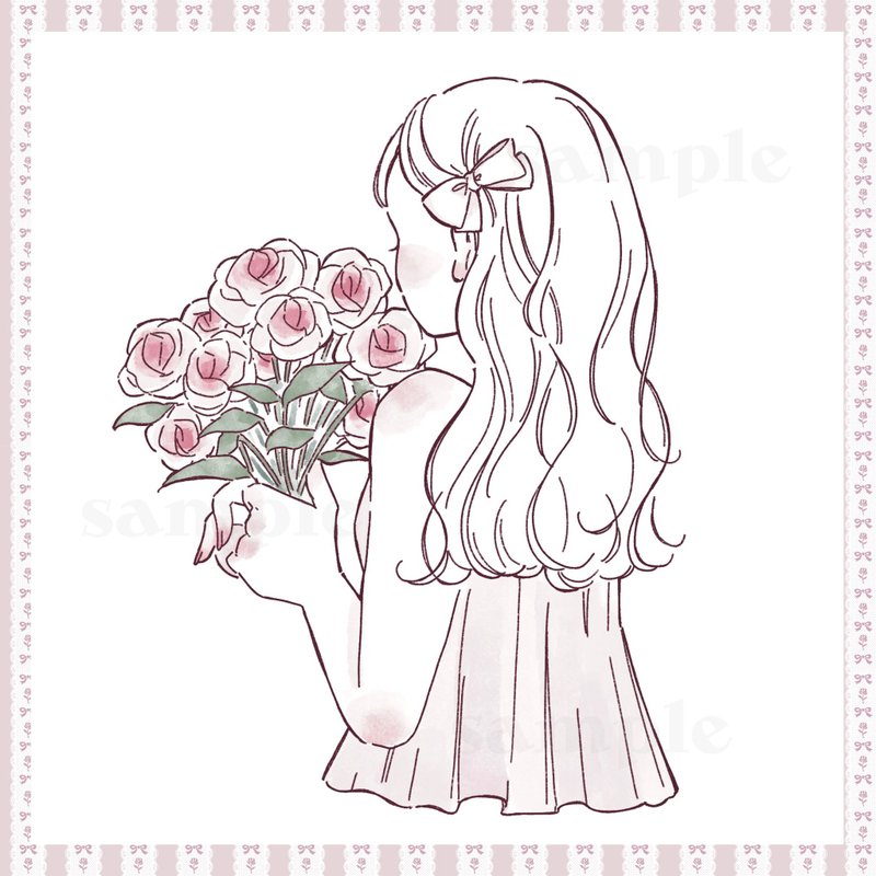 Lily - 貼紙 - 紙 多色