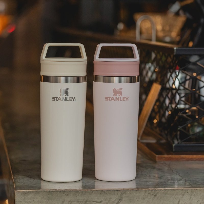 STANLEY Adventure Series Vacuum Tumbler 0.47L / Gloss Ivory White - Vacuum Flasks - Stainless Steel Multicolor