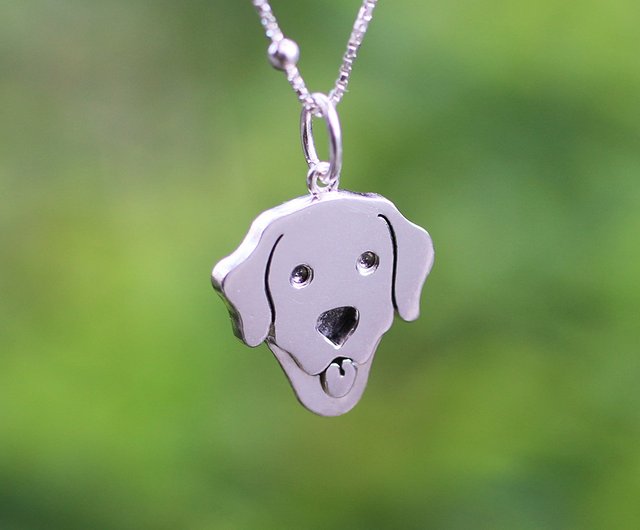 Dog 2024 silhouette necklace