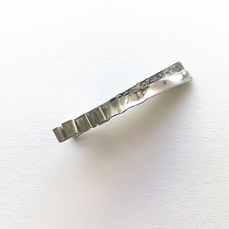 Silver frill clip - เครื่องประดับผม - โลหะ สีเงิน