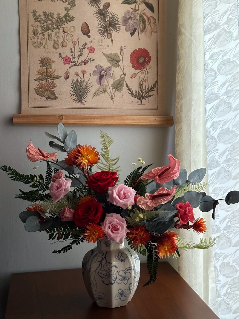 花開富貴永生花開幕花禮/居家裝飾 - 乾燥花/永生花 - 植物．花 