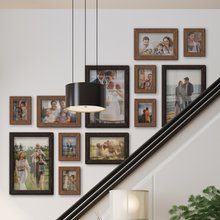 家系図ウォールアート木製額縁コラージュ壁用フォトギャラリー