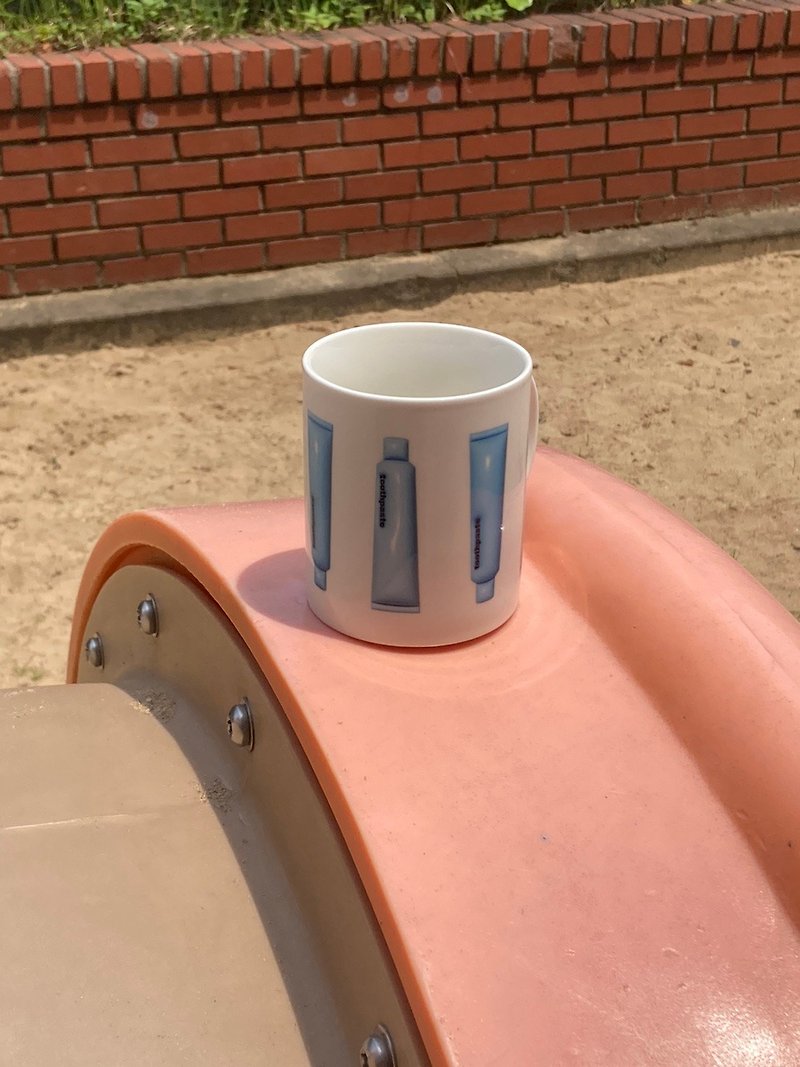 POPO CUP - 杯子 - 瓷 藍色