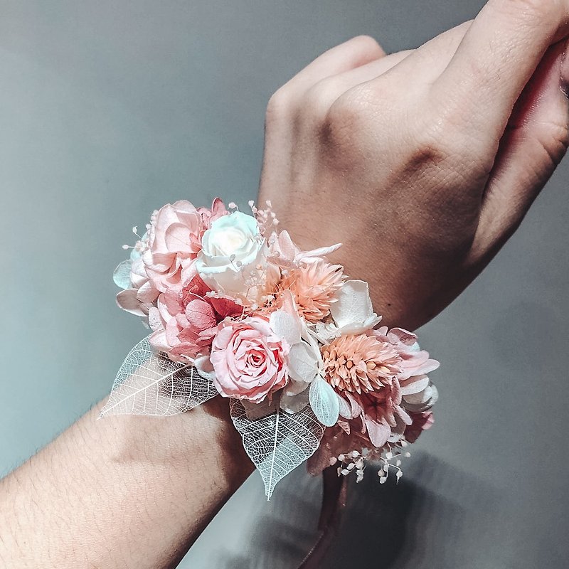 Plants & Flowers Dried Flowers & Bouquets Pink - Wrist flower x Lana | No withered flower. Immortal flower. Dry flower. Macaron