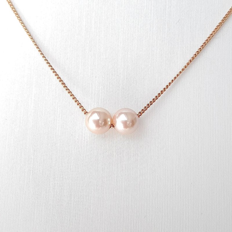 K18　チェーンネックレス　あこや真珠　 パールネックレス　あこやパール　スルーネックレス pearl necklace 珍珠項鍊 珍珠项链 진주목걸이 - 項鍊 - 珍珠 