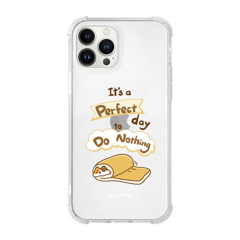 歐吉喵NEKO OJIMEOW今日宜耍廢全氣囊防摔iPhone手機殼 - 手機殼/手機套 - 塑膠 透明