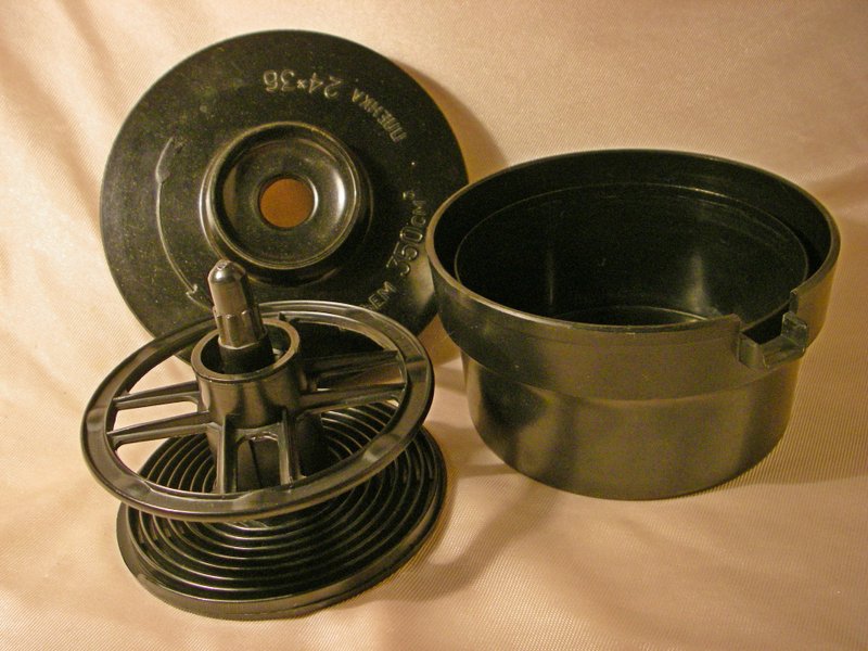 日光顯影沖洗槽 35mm 底片 135 單螺旋電木蘇聯 - 相機/拍立得/底片相機 - 塑膠 黑色