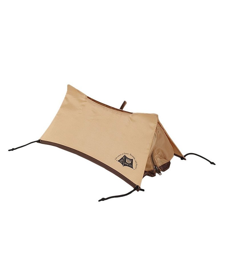 Japan Magnets super cute outdoor camping tent shape tissue paper box cover (Khaki) - Other - Plastic Brown