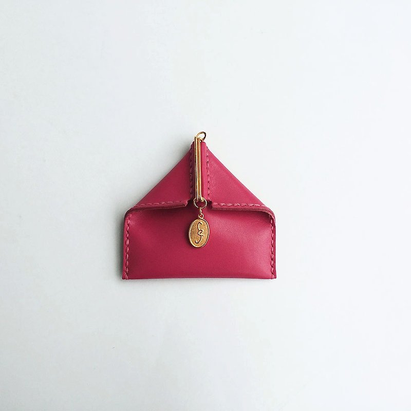 Coin of the house Cherry - Coin Purses - Genuine Leather Pink