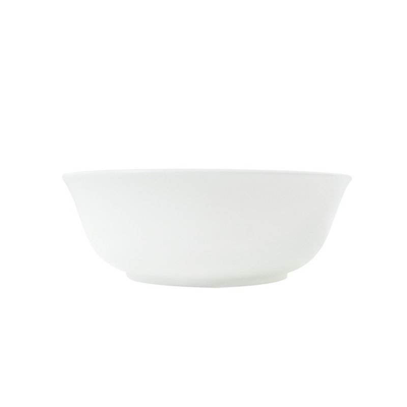 Chinese White 中式純白骨瓷湯碗(23cm) - 碗 - 瓷 白色