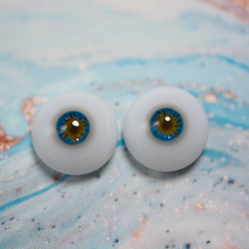 (Instock) bjd eyes 5/14 mm - Stuffed Dolls & Figurines - Resin Blue