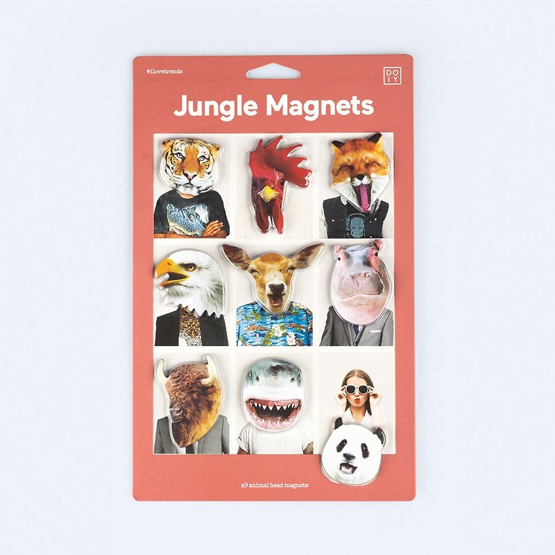 DOIY Jungle Magnet - แม็กเน็ต - วัสดุอื่นๆ หลากหลายสี