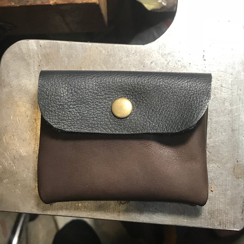 Sienna Leather purse - Coin Purses - Genuine Leather Black