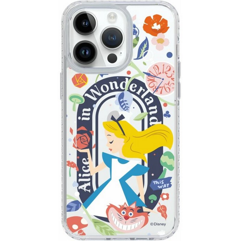 Disney Alice In Wonderland iPhone Galaxy Golden Case / Mirror Case / Hybrid Plus - Phone Cases - Plastic Multicolor