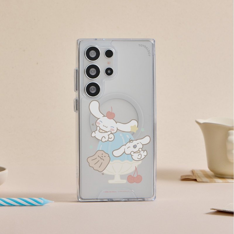 奶油家族x大耳狗果凍溜滑梯防摔透明SAMSUNG手機殼 - 手機殼/手機套 - 塑膠 多色