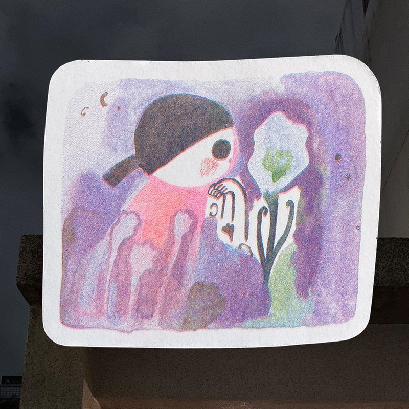 sticker - dusk - Stickers - Paper 