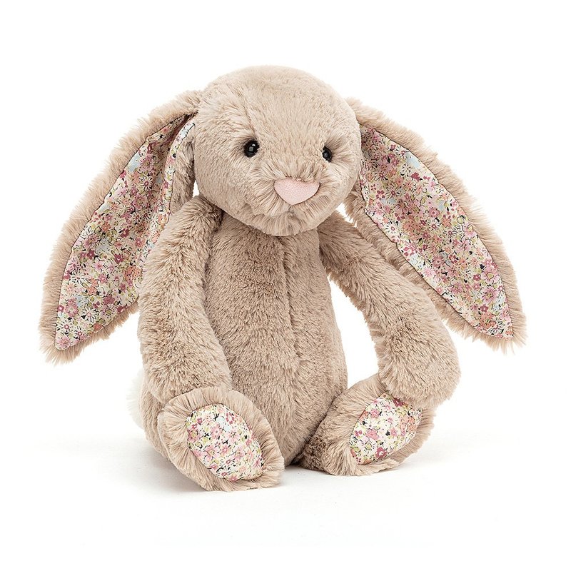 Jellycat Blossom Bea Beige Bunny 31cm - Stuffed Dolls & Figurines - Polyester Gray