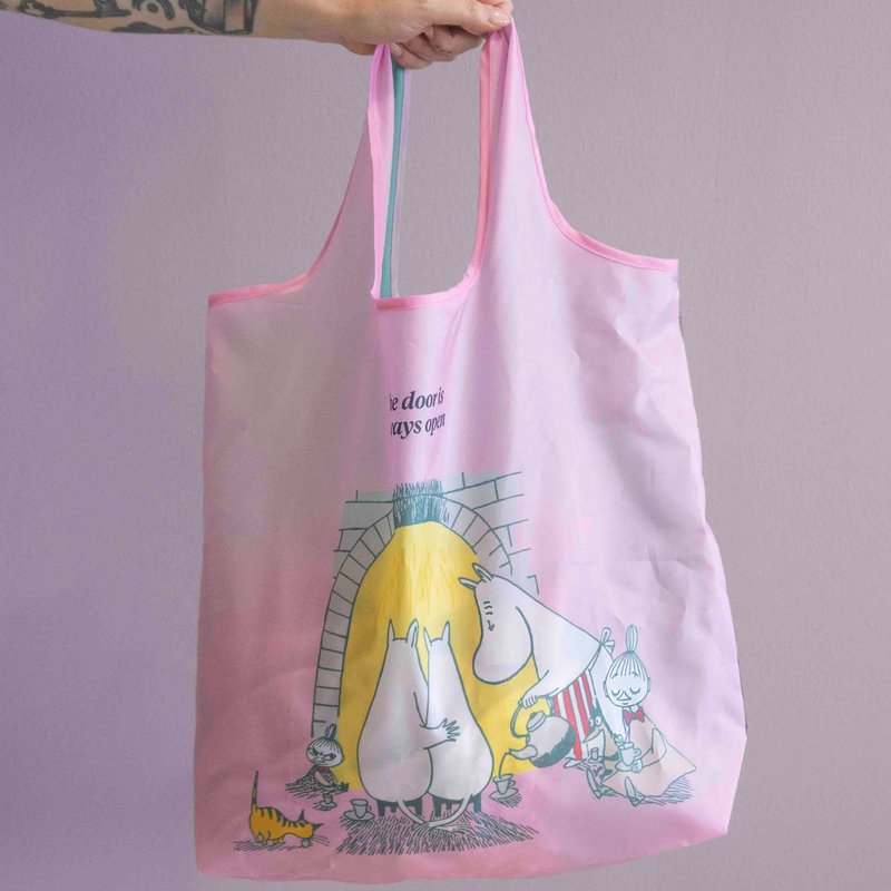 Moomin 八十週年購物袋 - 側背包/斜背包 - 環保材質 
