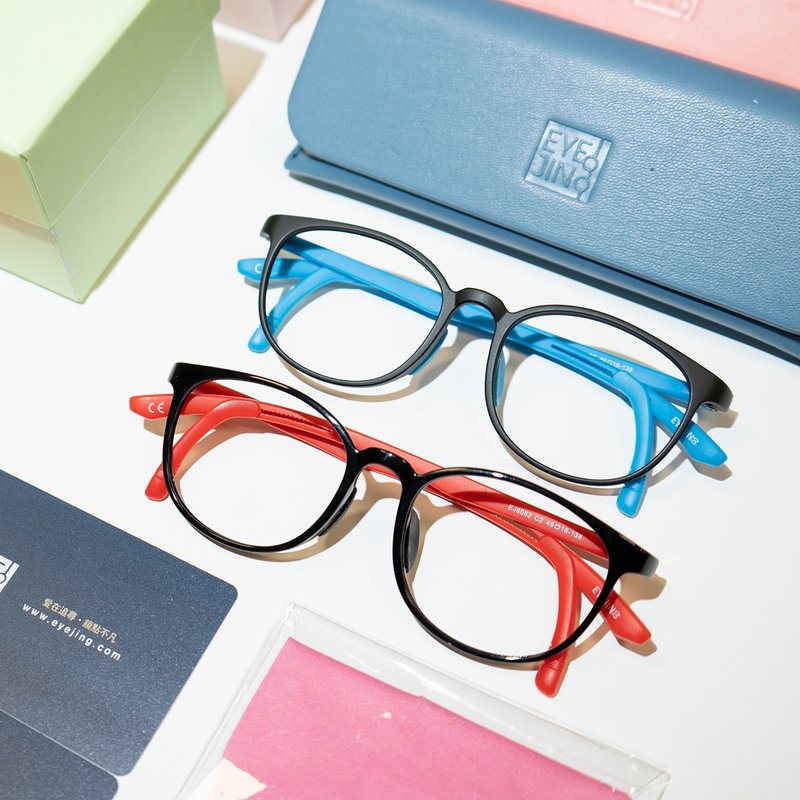 【福袋】0 度濾藍光兒童安全眼鏡 - 兩入組 - 眼鏡/鏡框 - 其他材質 多色