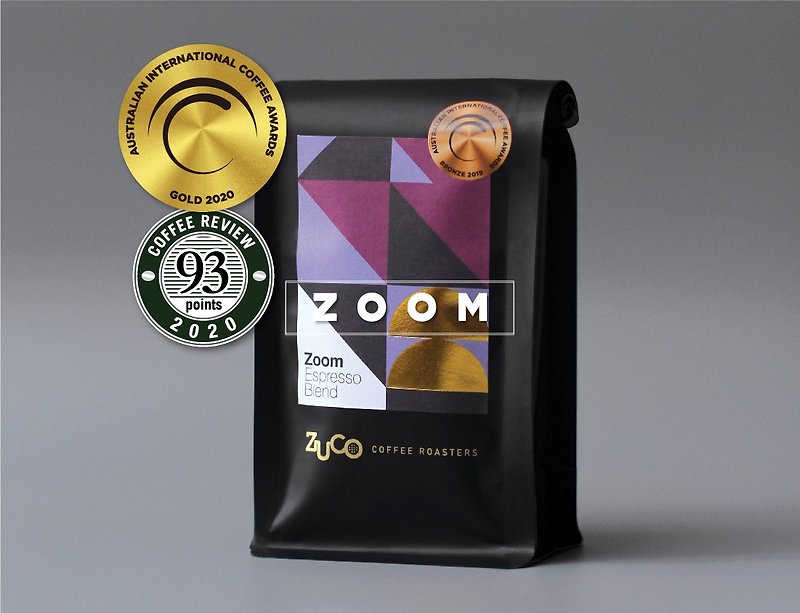 【澳洲國際咖啡大獎】金獎義式拼配豆 ZOOM Espresso Blend - 咖啡/咖啡豆 - 其他材質 