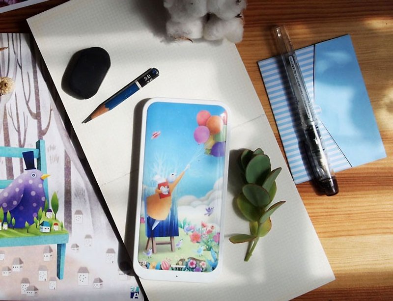 Painted Power Bank-Fly with Dreams~Cultural and Creative Gifts - ที่ชาร์จ - พลาสติก 
