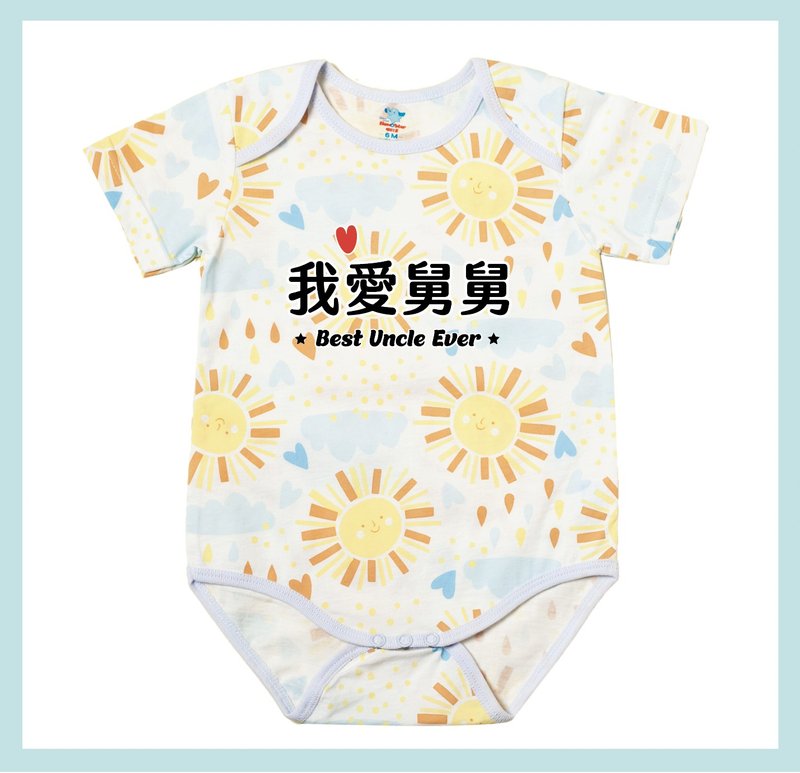 (Thin)100%Cotton Baby Bodysuits(Short-Sleeves and Shorts)3M/6M/12M - ชุดทั้งตัว - ผ้าฝ้าย/ผ้าลินิน หลากหลายสี