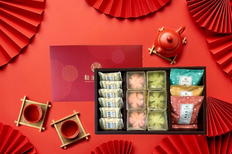 [Hesheng Yupin] Comprehensive gift box and delicious dishes - ขนมคบเคี้ยว - วัสดุอื่นๆ 