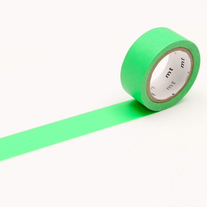 mt fab Fluorescent Masking Tape【Fluorescent Green (MTFC1P05)】2018SS - มาสกิ้งเทป - กระดาษ สีเขียว