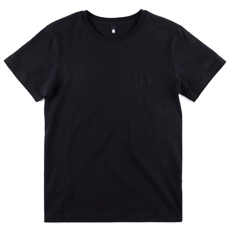 High texture cotton T / silent love / black - Men's T-Shirts & Tops - Other Materials Black