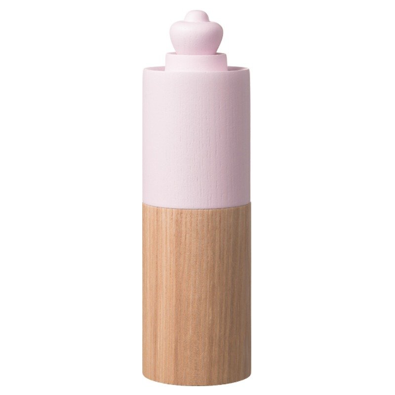 BONNSU反射木製の塩と唐辛子シェーカー - 桜の木 - 調味料入れ - 木製 