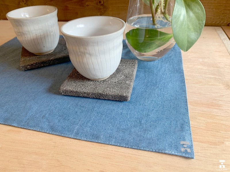 Organic Cotton Natural Dyeing Placemat (Blue Dyeing) (Single Entry Group/Multiple Entry Discount Group) Organic Cotton - Place Mats & Dining Décor - Cotton & Hemp Blue