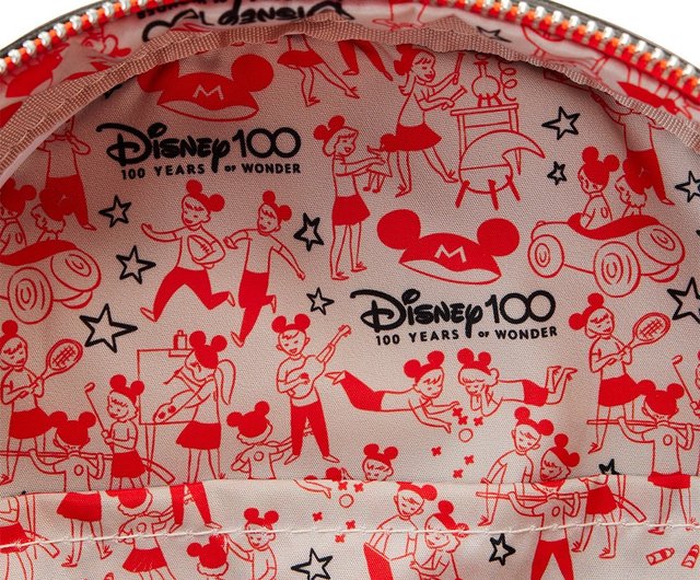 ディズニー Loungefly 100周年デザイン New Disney 100 Partners Backpack by Loungefly