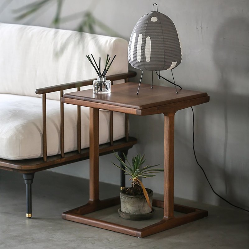 Zane North American walnut side table coffee table solid wood table storage table - เฟอร์นิเจอร์อื่น ๆ - ไม้ 