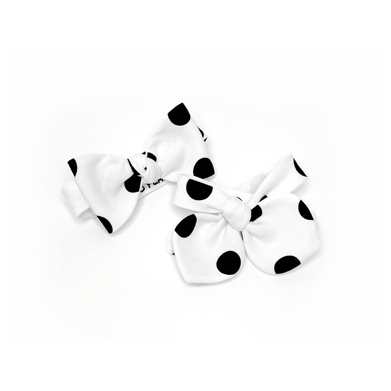Big Pearl_Pet Bow Tie - Collars & Leashes - Cotton & Hemp White