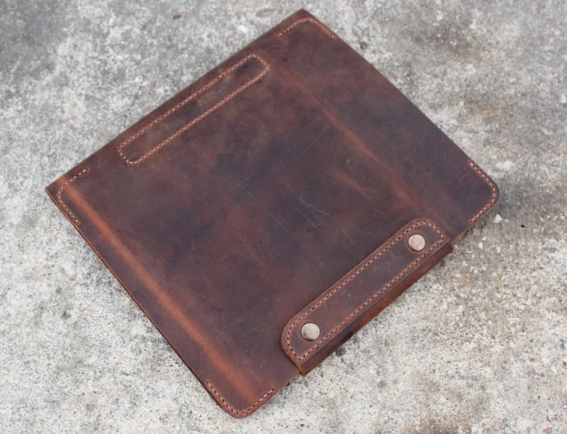 Kindle scribe 2022 2024 leather case custom color Kindle cover Ereader case - 平板/電腦保護殼/保護貼 - 真皮 咖啡色