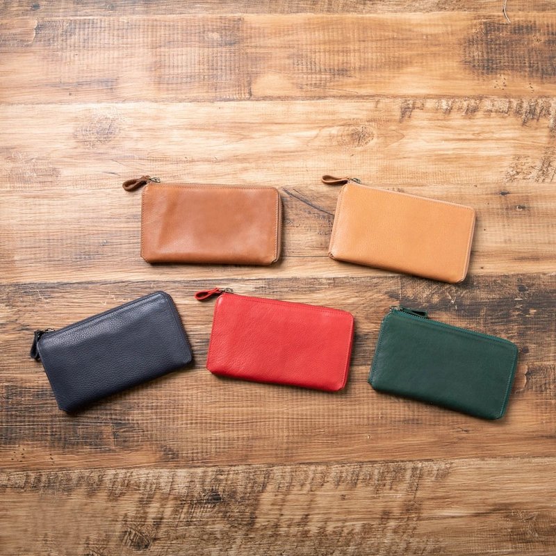 TIDY2.0 - Organize your wallet - A wallet you can grow yourself - All-leather long L-shaped zipper wallet - Personalized - Multi-color - Women's - กระเป๋าสตางค์ - หนังแท้ 