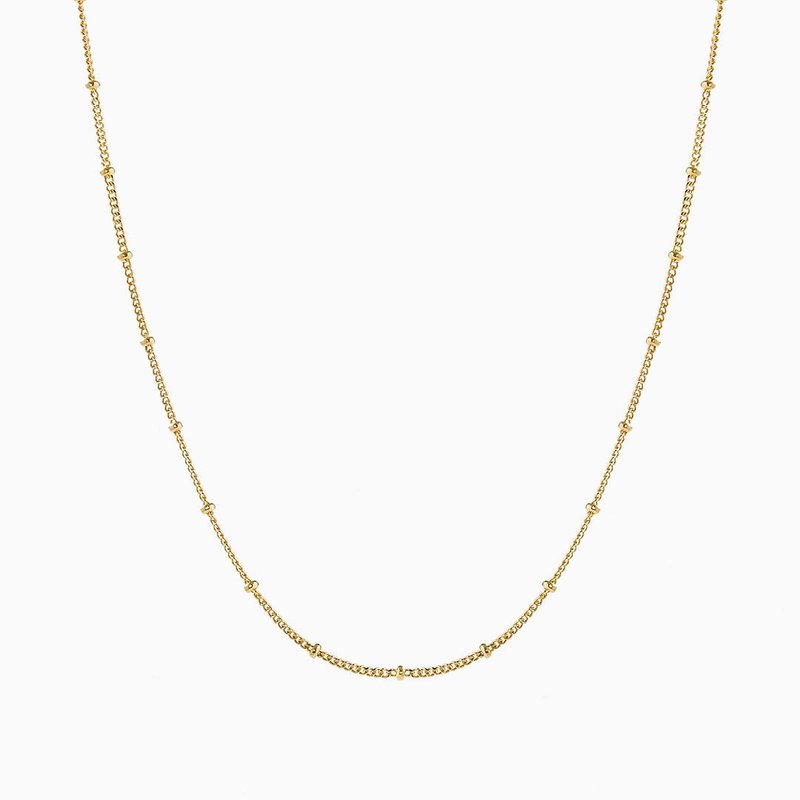 Satellite Chain Necklace - 14K Gold Filled - สร้อยคอ - โลหะ สีทอง