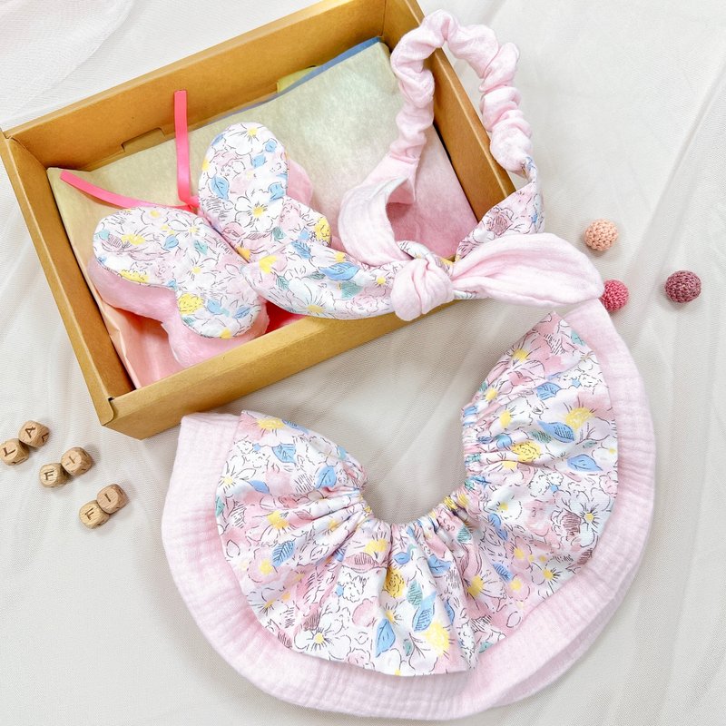 Butterfly Baby Full-Month Shower Gift Box - Baby Gift Sets - Cotton & Hemp Pink