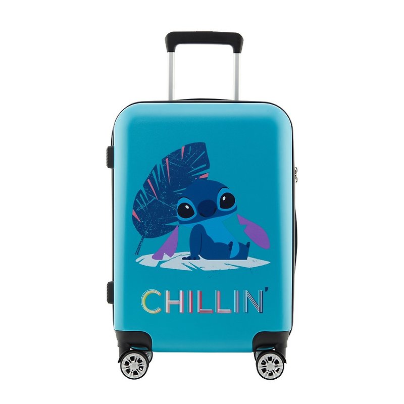 [Disney] 20-inch suitcase-Stitch Blue - Luggage & Luggage Covers - Plastic Blue