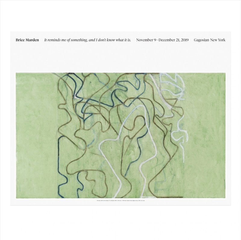 【原版海報】BRICE MARDEN. Elevation - 海報/掛畫/掛布 - 紙 