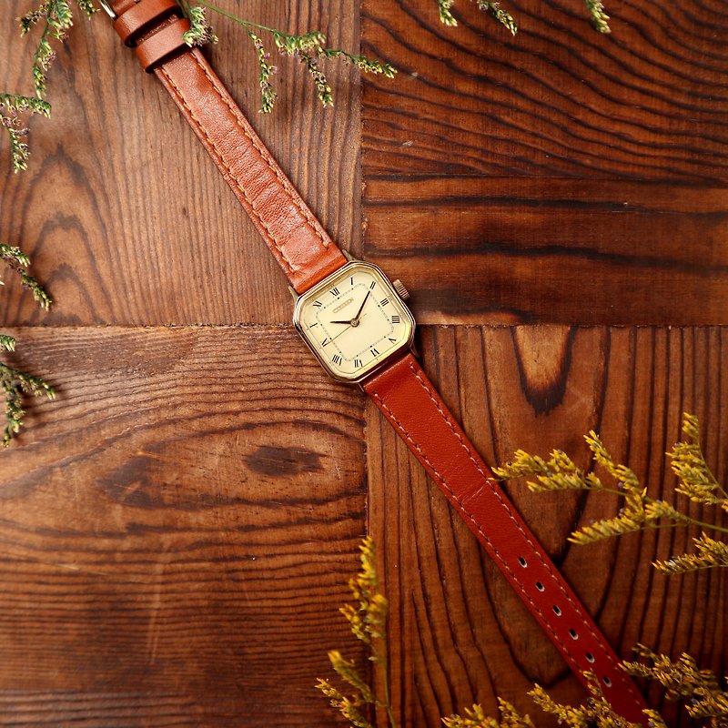 1960's CITIZEN New inventory of high-grade octagonal Roman timescale antique watch - นาฬิกาผู้หญิง - วัสดุอื่นๆ 