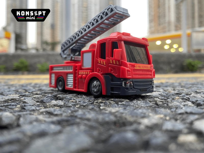 Mini Remote Control Fire Truck Steel Ladder Type - อื่นๆ - พลาสติก 