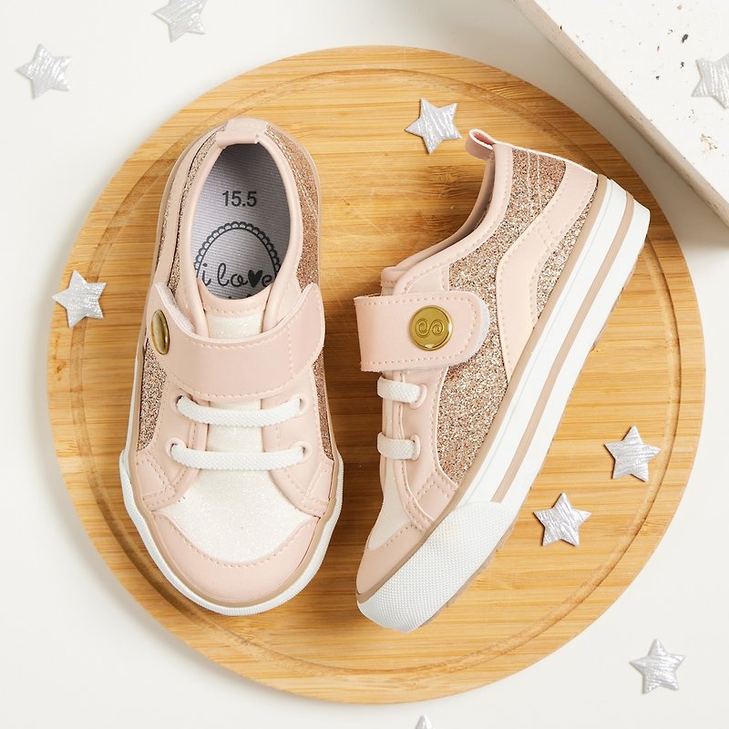 Olga milk tea color casual shoes - Kids' Shoes - Other Materials 