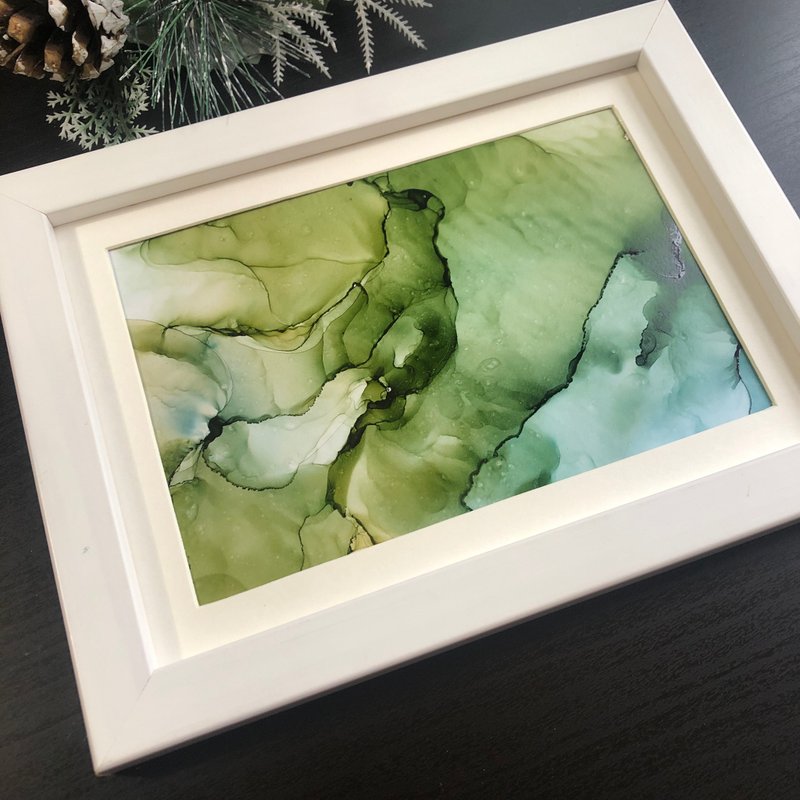 流動畫 作品11號 原稿 附裱紙 - 海報/掛畫/掛布 - 紙 
