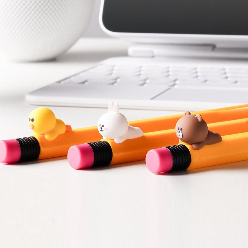 Silicone Gadgets Yellow - LINE FRIENDS case for Apple Pencil 2