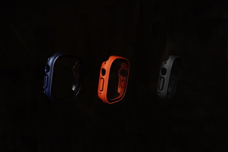 Apple Watch用防水ケース/スクリーンプロテクターフレーム - その他 - カーボンファイバー 多色