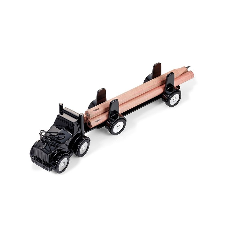 Work from home to relieve stress by storing the logging truck on your partner's desk - Storage - Other Metals Black