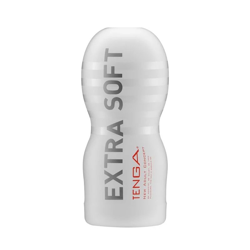 TENGA Vacuum Cup Super Tender Version Disposable Masturbation Cup - สินค้าผู้ใหญ่ - พลาสติก สีเงิน