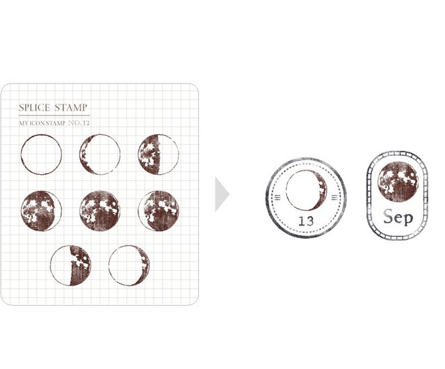 マイアイコンスタンプ No 12 ショップ Mu はんこ スタンプ台 Pinkoi